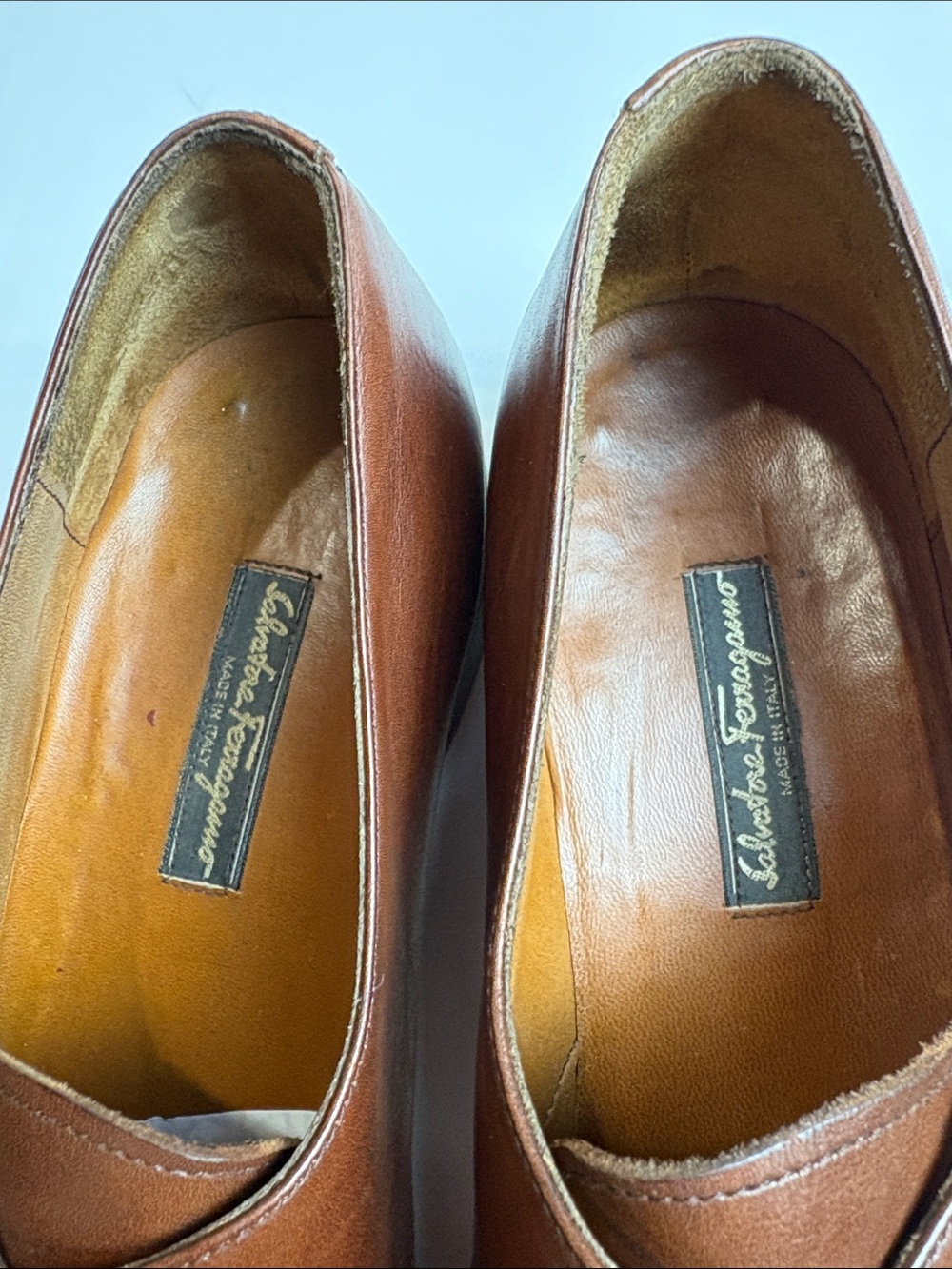 Salvatore Ferragamo Brown Leather Single Monk Strap Loafers - Picture 9 of 11